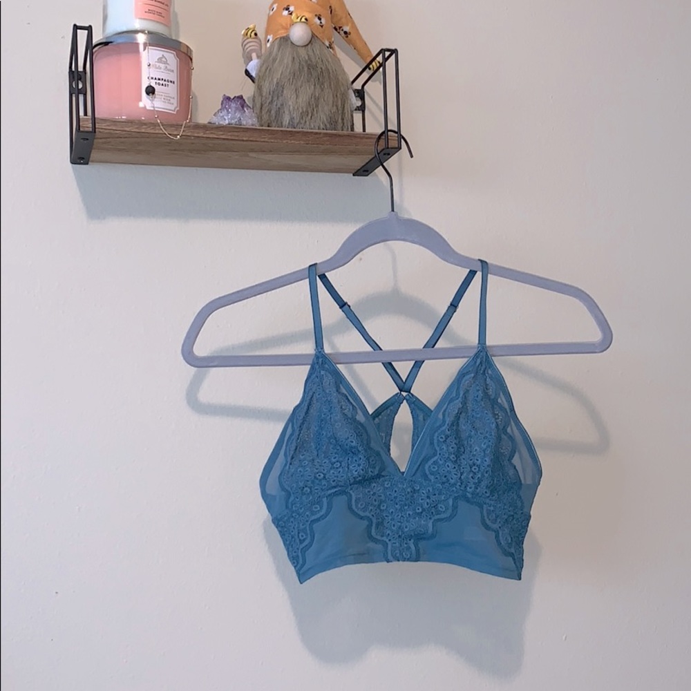 Aerie teal lace bralette